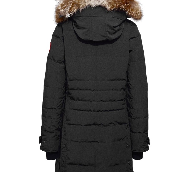 Authentic Canada Goose Lorette Parka Heritage w/ RARE FUR TRIM -MED/BLK - Picture 5 of 9